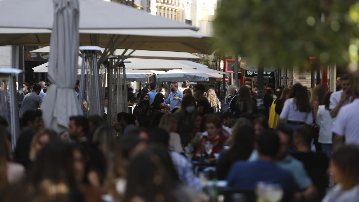 La zona de ocio de Castaños el pasado mes de mayo