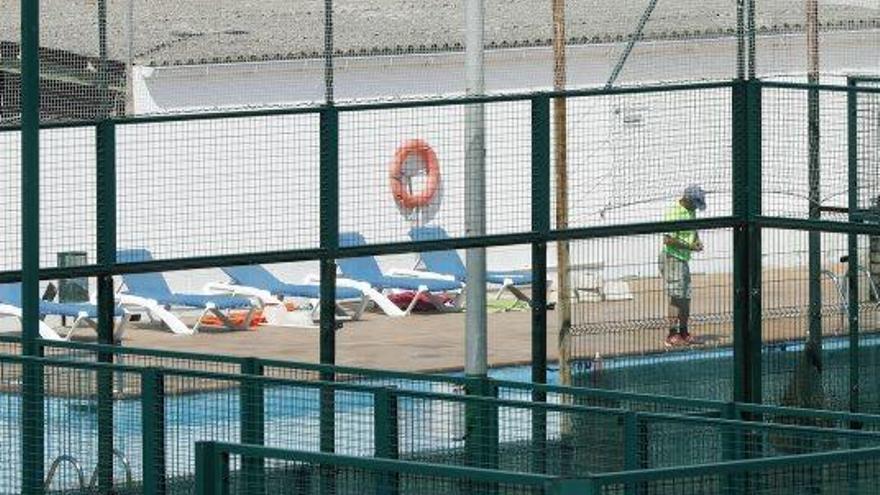 La piscina del Club de Tennis Vilanova, on va morir el menor