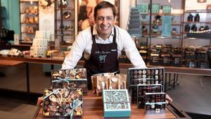 Romain Murigneux, al frente de la tienda de Jeff de Bruges en Barcelona.