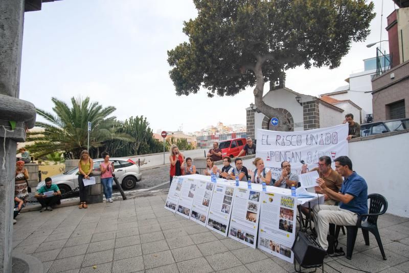 05-07-18. LAS PALMAS DE GRAN CANARIA. Colectivos de El Risco (Risco de San Nicolás, San Bernardo y San Lázaro) se congregarán con el objeto de anunciar a la opinión pública su posición respecto las actuaciones que el Ayuntamiento de Las Palmas de Gran Canaria está promoviendo en el barrio. FOTO: JOSÉ CARLOS GUERRA.  | 05/07/2018 | Fotógrafo: José Carlos Guerra