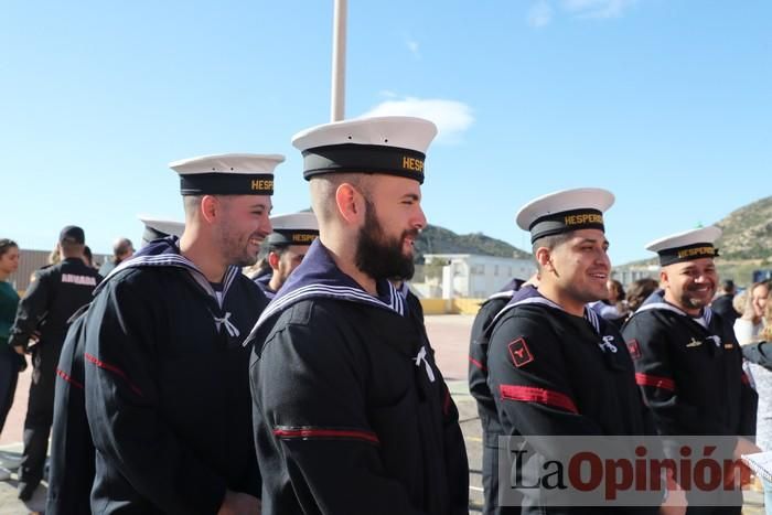 El Hespérides se despide de Cartagena