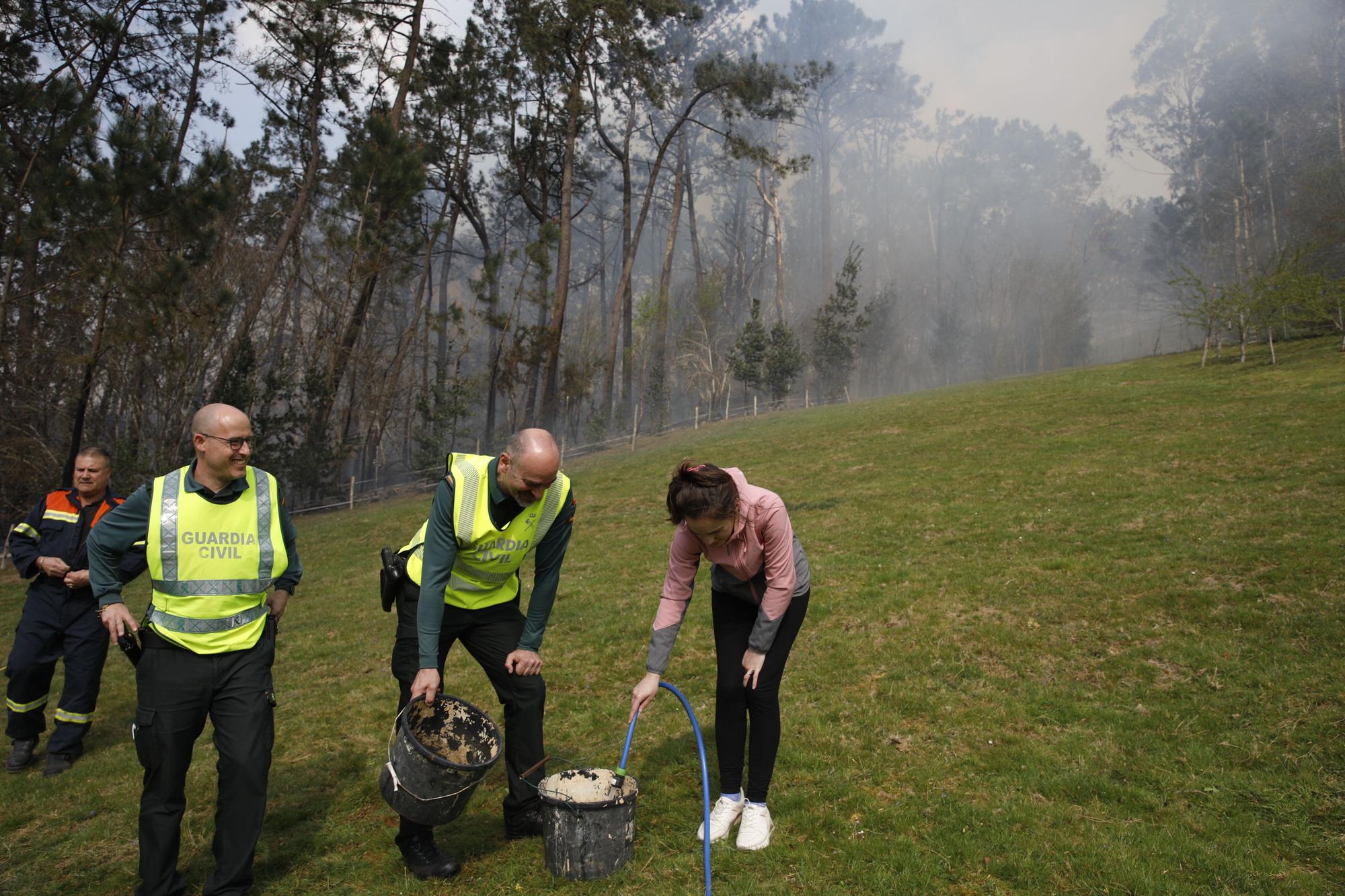 EN IMÁGENES: Gran oleada de incendios en Asturias