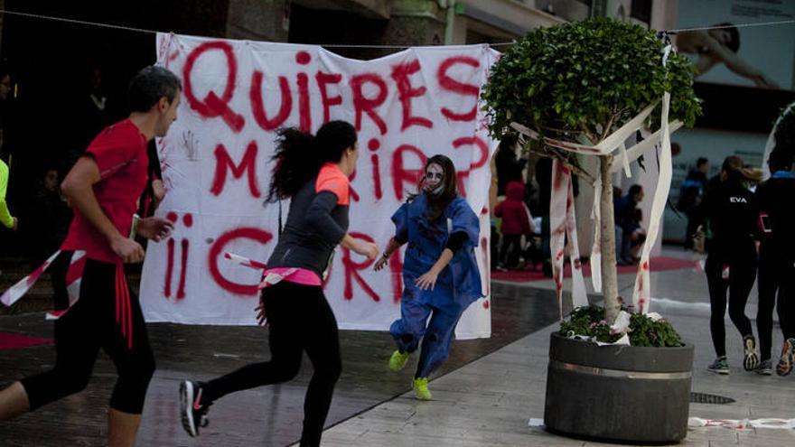 Carrera entre zombies en Elche