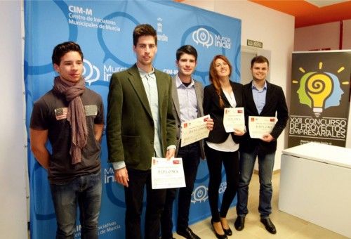 Entrega de los premios Cátedra de Emprendedores de la UMU en el CIM-M