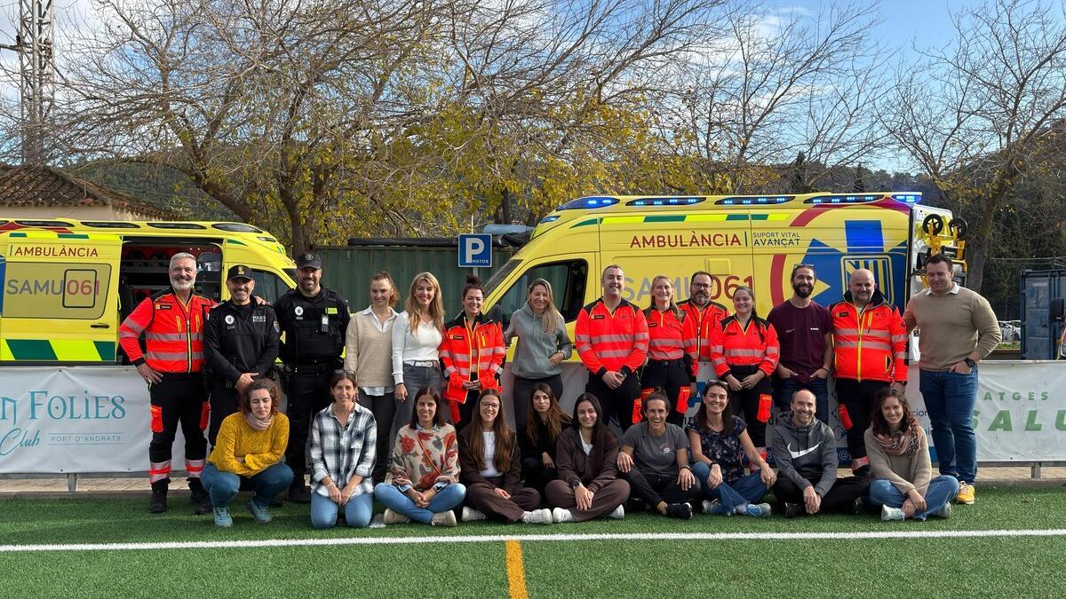El Ayuntamiento de Andratx ha organizado una jornada educativa en colaboración con el SAMU 061.