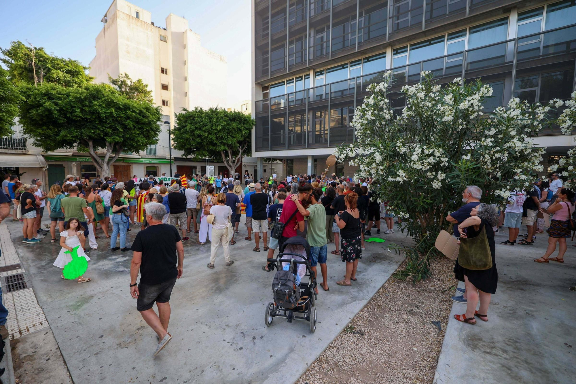 Manifestación contra la masificación turística en Ibiza