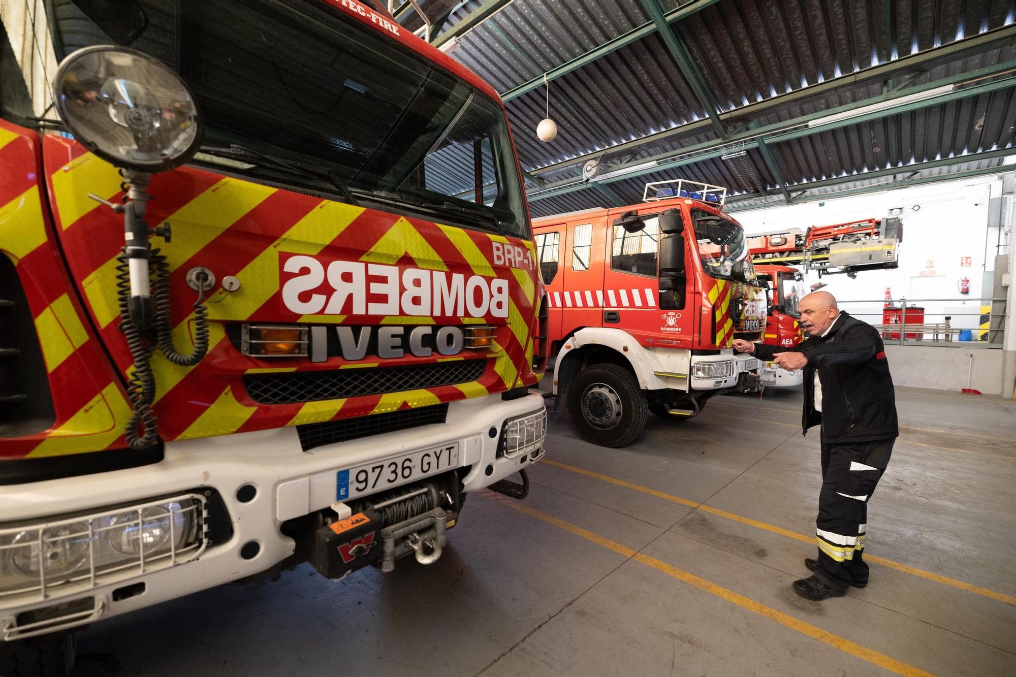 Bomberos de Ibiza: Así es la flota de 16 vehículos