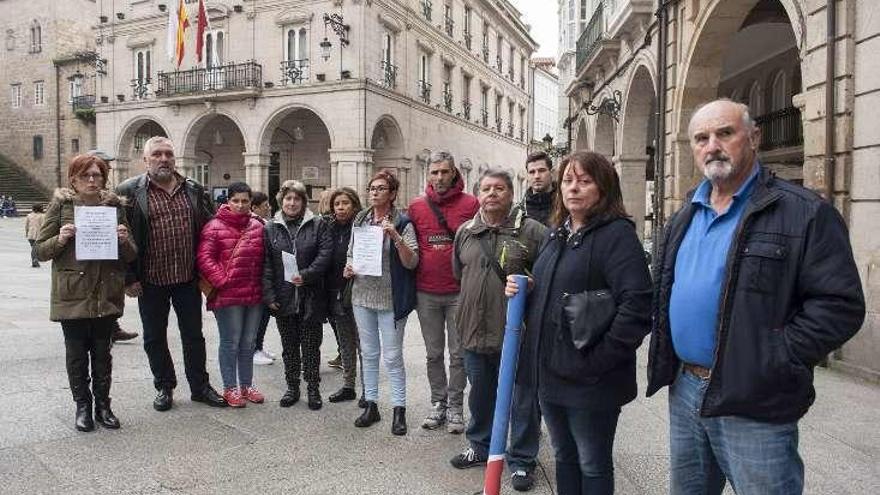 Trabajadores de Limpieza de edificios municipales. // Brais Lorenzo