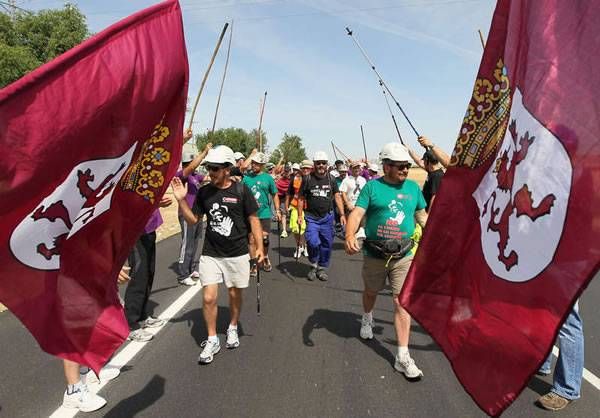 Duodécima etapa de la marcha minera