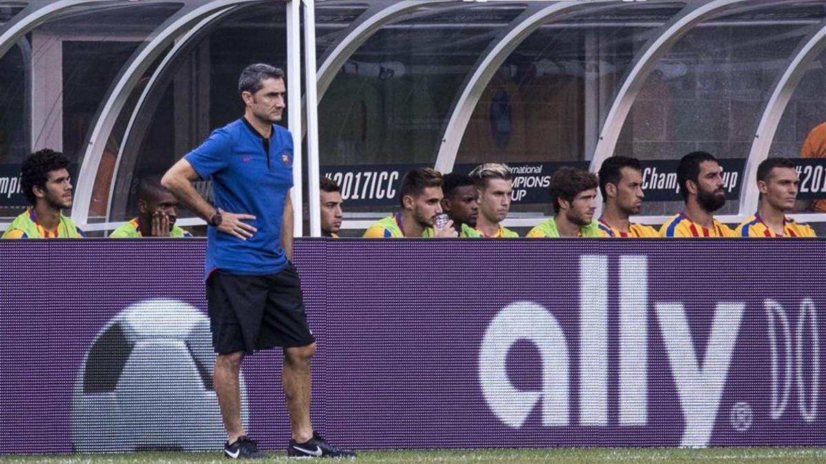 Ernesto Valverde debutó con victoria