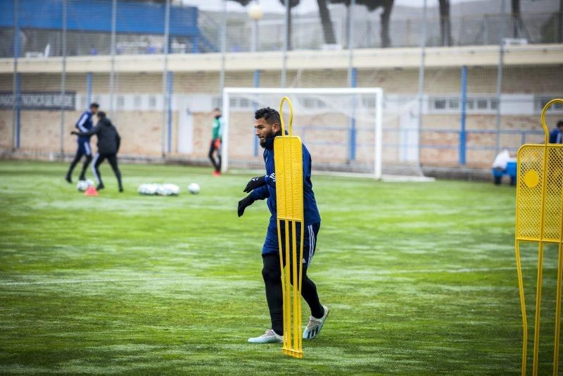 Entrenamiento del Real Zaragoza de hoy 30 de diciembre