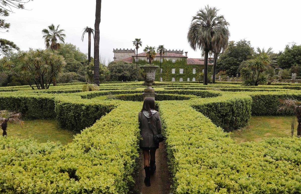 Jardines del pazo Quiñones de León, en Castrelos.