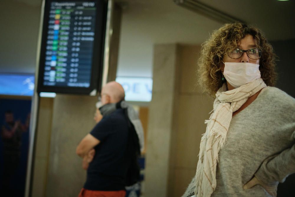 Situación en el aeropuerto de Tenerife Norte.