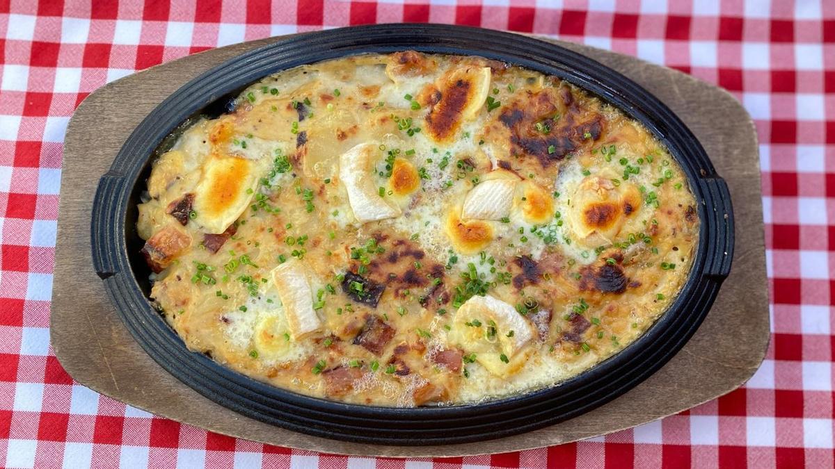 'Tartiflette' de El Chalet del Hotel El Palace.