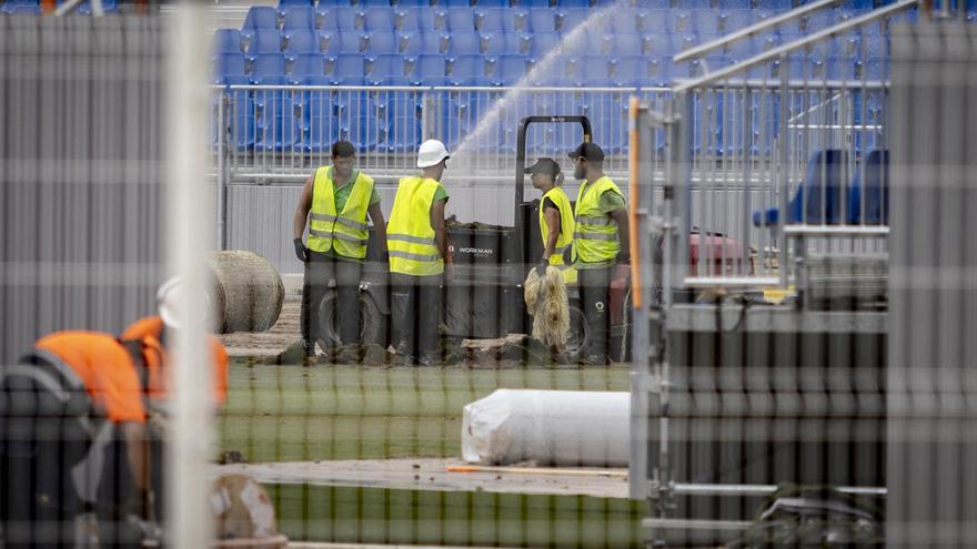 La &#039;mini Romareda&#039;, lista: la SL recepciona las obras a falta de los últimos retoques