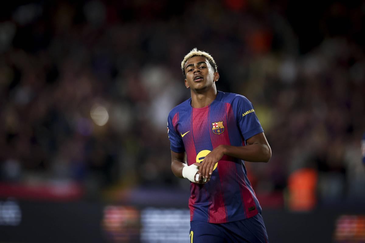 Lamine volvió a lo grande