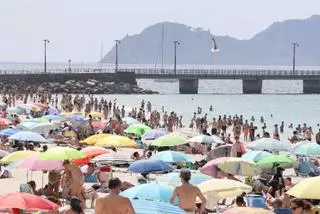 Llenazo en las playas de Vigo