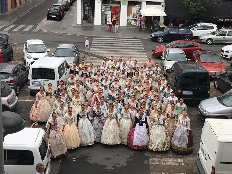 Las aspirantes a fallera mayor, en los Poblats Marítims