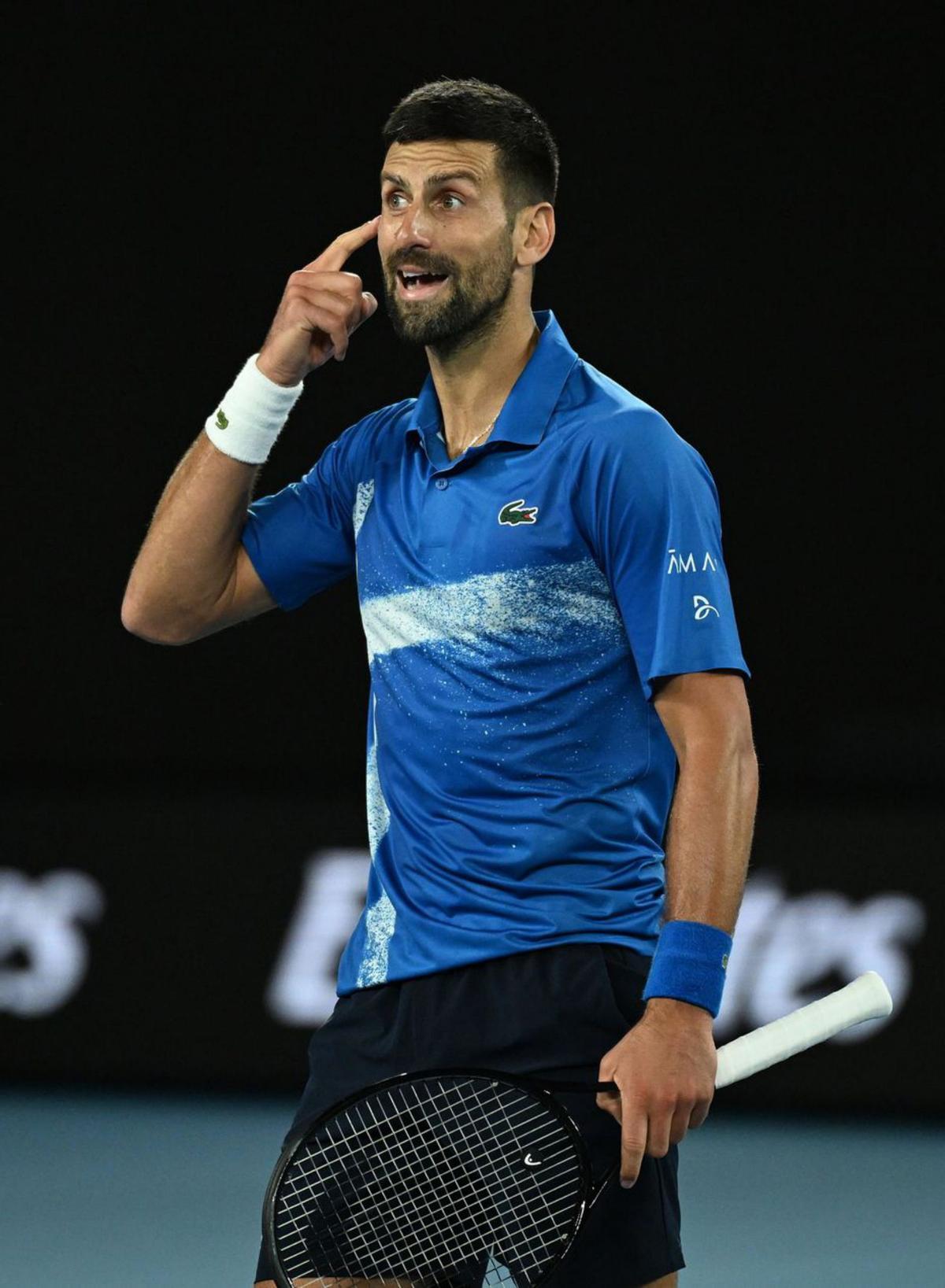 Novak Djokovic se encaró con el público. | JAME ROSS/EFE