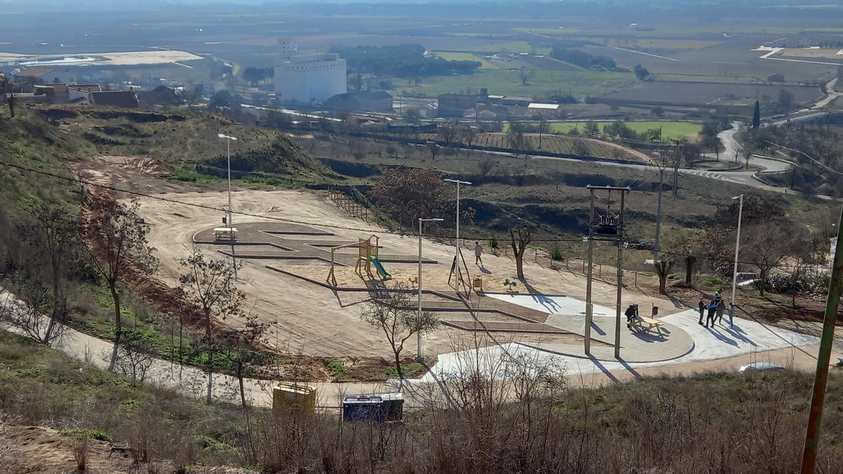 Área habilitada en el barrio del Carmen para el estacionamiento y pernocta de autocaravanas