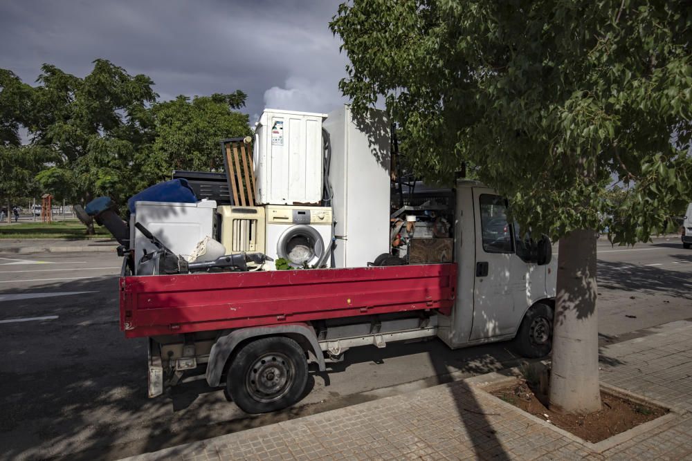 Desalojan a los okupas de los pisos piloto de Son Güells