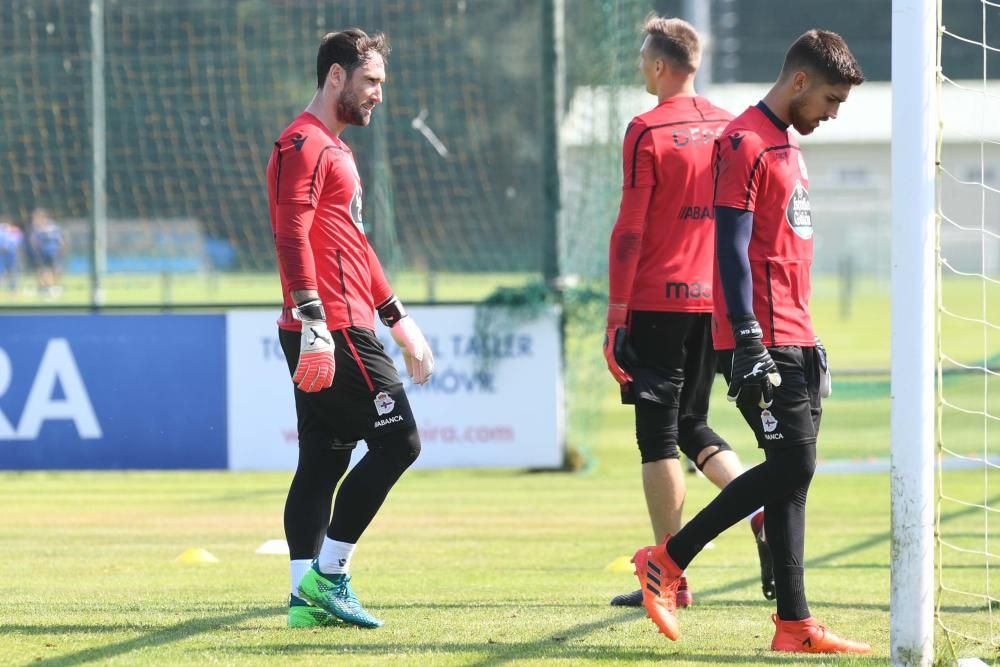 La plantilla deportivista ha tenido este viernes, 13 de julio de 2018, doble sesión de entrenamiento.