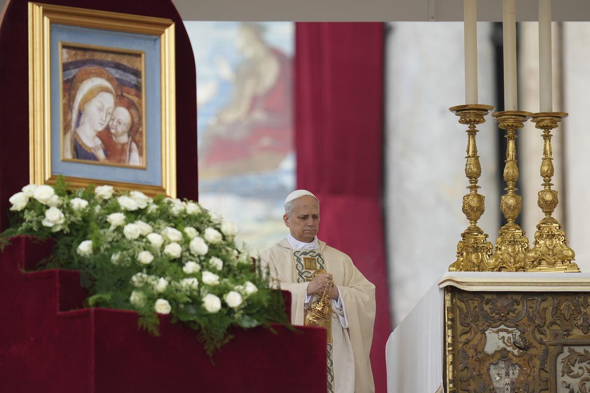 Misa de inicio del pontificado del papa León XIV