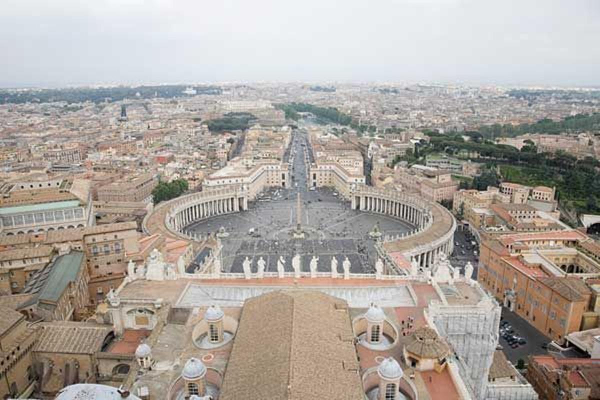 Vista de Roma desde el Vaticano.