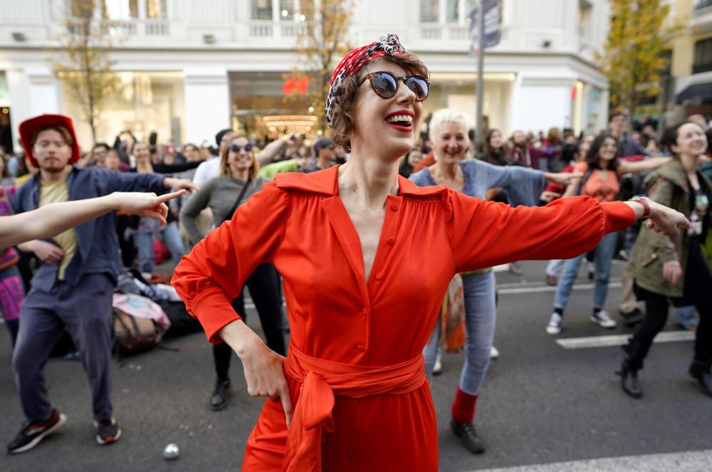 Protesta en Madrid contra el cambio climático