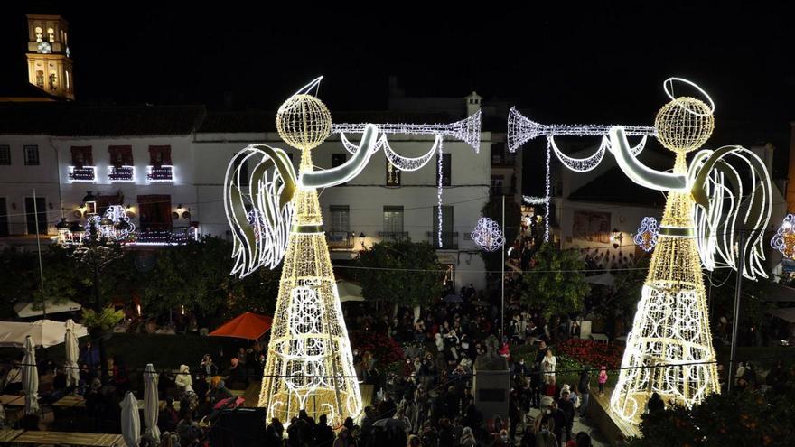 El encendido de las luces marca el inicio de la Navidad en la provincia de Málaga