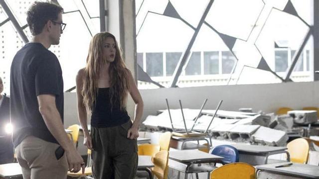 Shakira, dilluns en una escola de Quibdó, a Colòmbia.