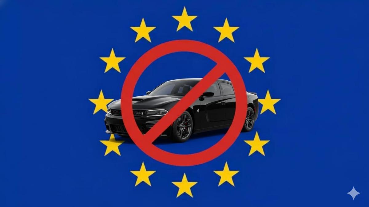 El Dodge Charger Scat Pack 2026 no tiene cabida en el marco regulatorio europeo actual