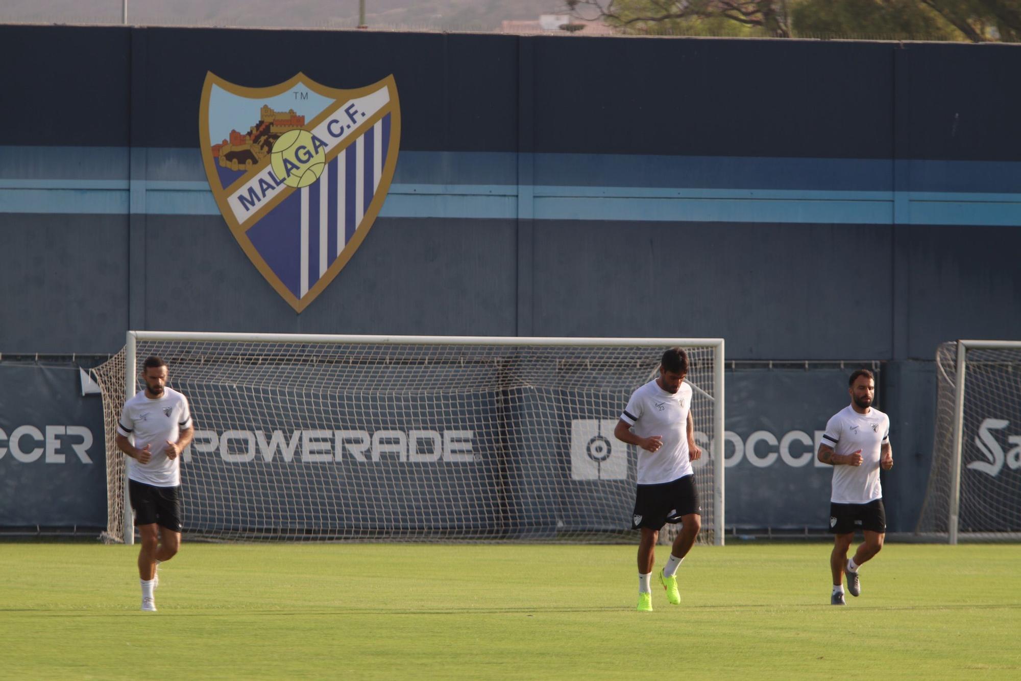 Entrenamiento del Málaga CF de este jueves 12 de agosto