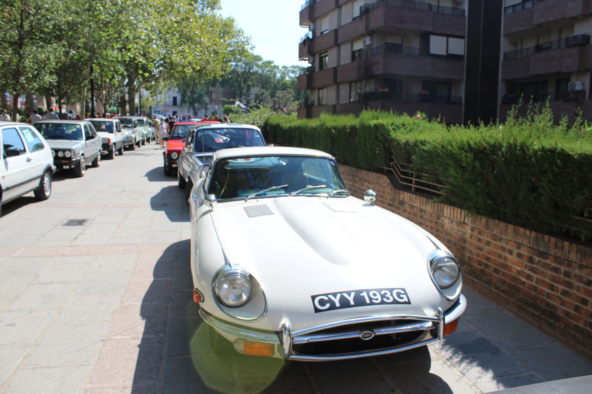 Concentración de coches clásicos en Antequera