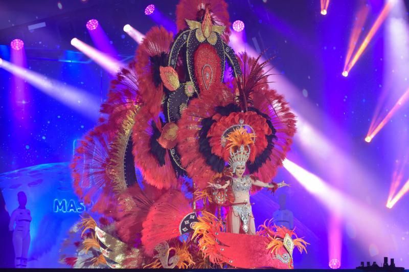 17-03-2019 SAN BARTOLOMÉ DE TIRAJANA. REINA CARNAVAL DE  MASPALOMAS.  02.CRISTINA RODRÍGUEZ GONZÁLEZ. Fantasía: ?Reing of fire?. Diseñador: Aythami Rodríguez Tavio y Kevin Gil Rodríguez. Patrocinador: Justitaly Consulting S.L  Fotógrafo: ANDRES CRUZ  | 17/03/2019 | Fotógrafo: Andrés Cruz