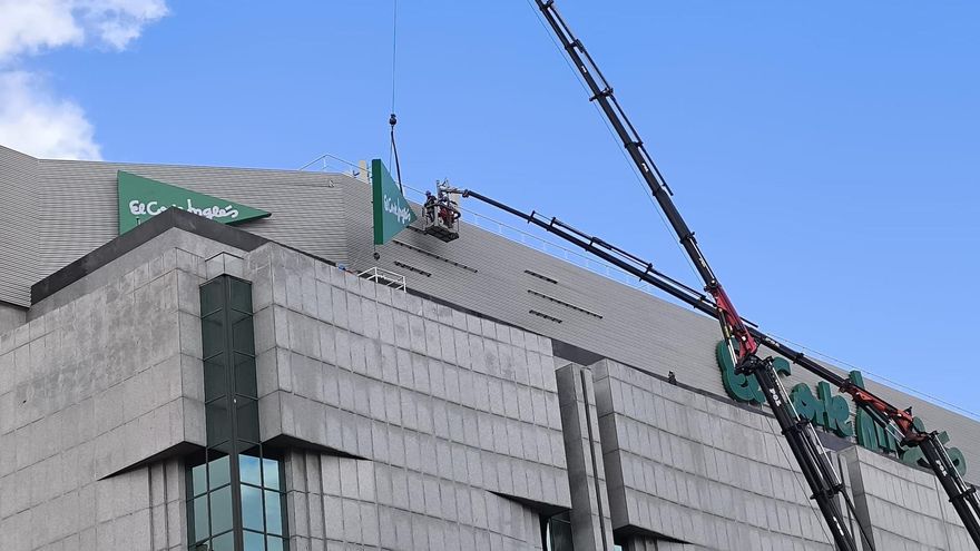 Das Kaufhaus El Corte Inglés an den Avenidas in Palma bekommt ein neues Logo