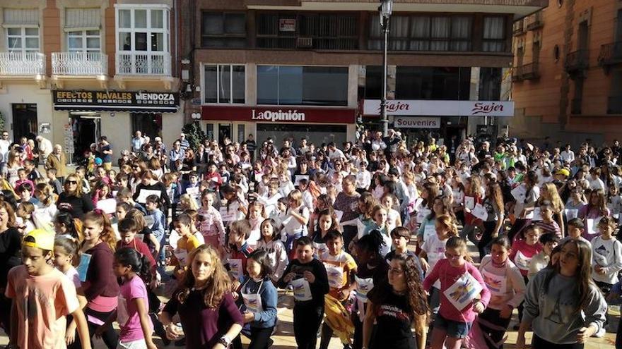 Flashmob celebrado esta mañana