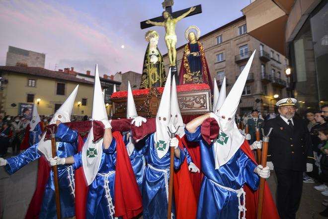EN IMÁGENES: Los sanjuaninos protagonizan la procesión de la Tercera Palabra en Avilés