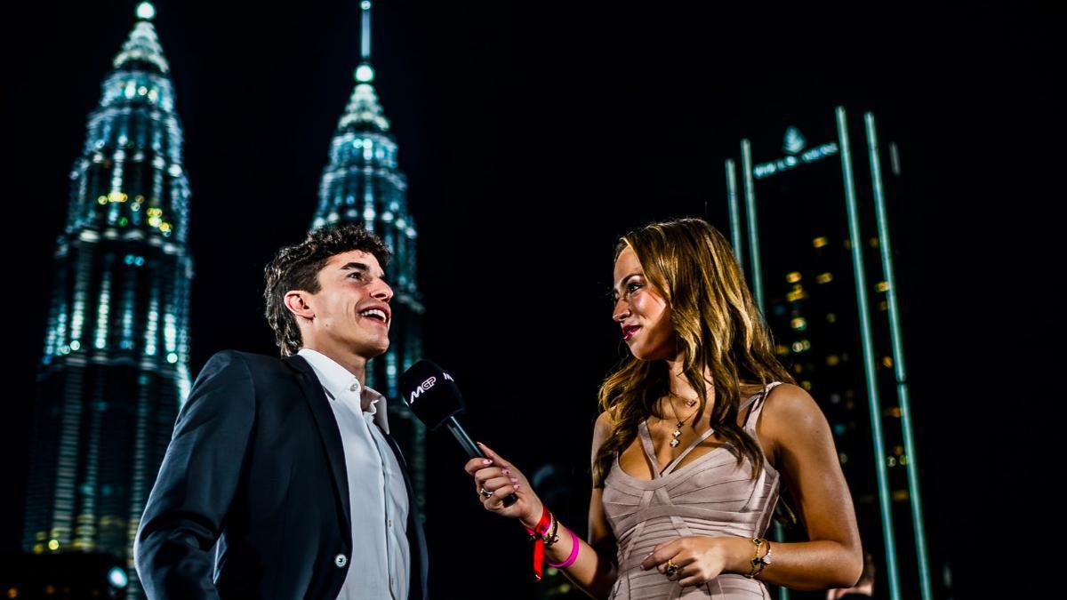 Marc Márquez, anoche en la gala de MotoGP en Kuala Lumpur
