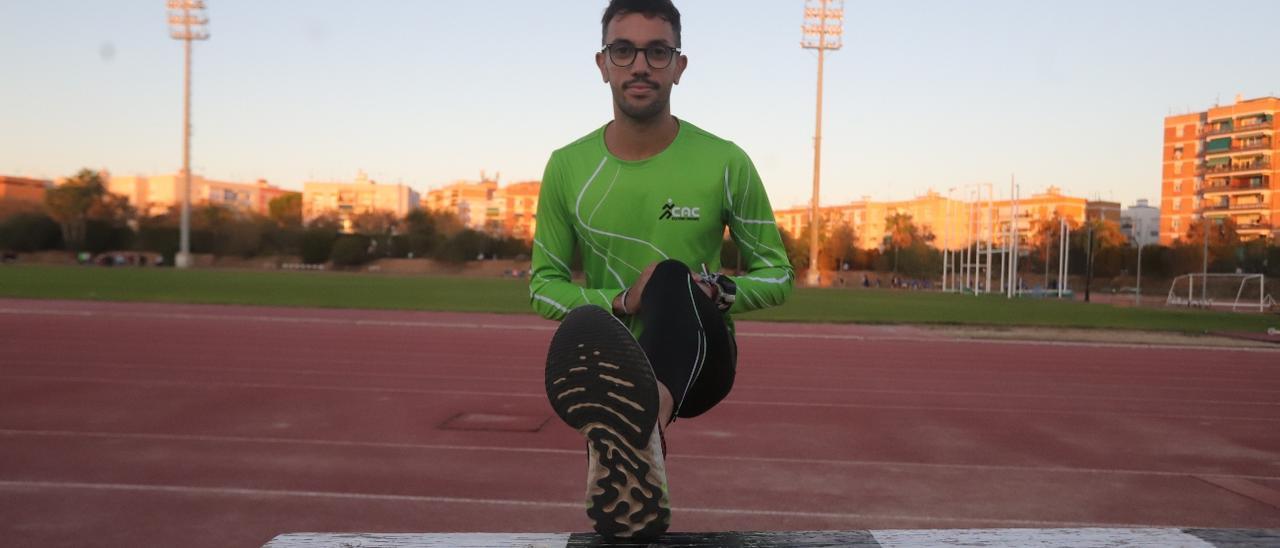 Juan Ignacio Grondona, durante un entrenamiento en El Fontanar.