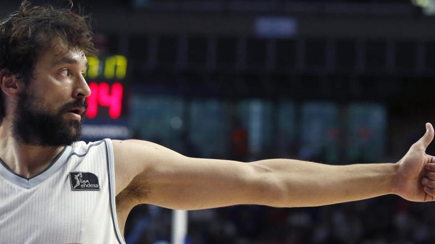 Sergio Llull, durante el partido.