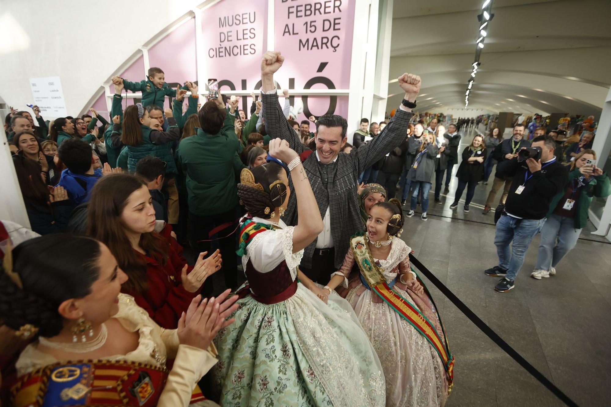 Así ha celebrado la Falla Convento Jerusalén el Ninot Indultat 2025