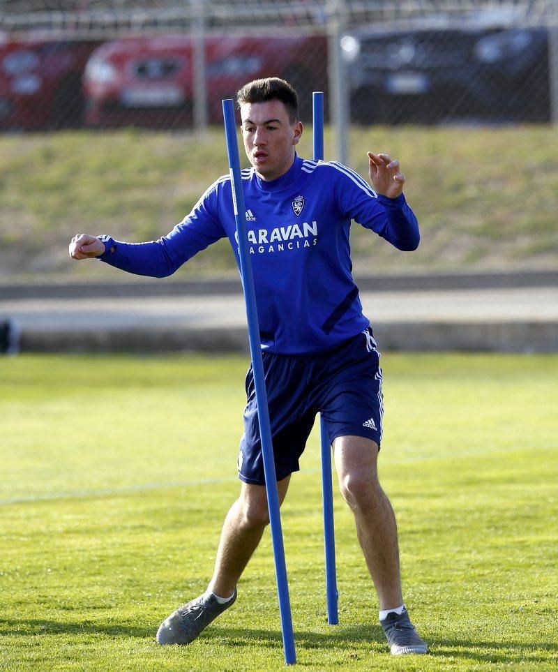 Entrenamiento del Real Zaragoza, 25 de febrero