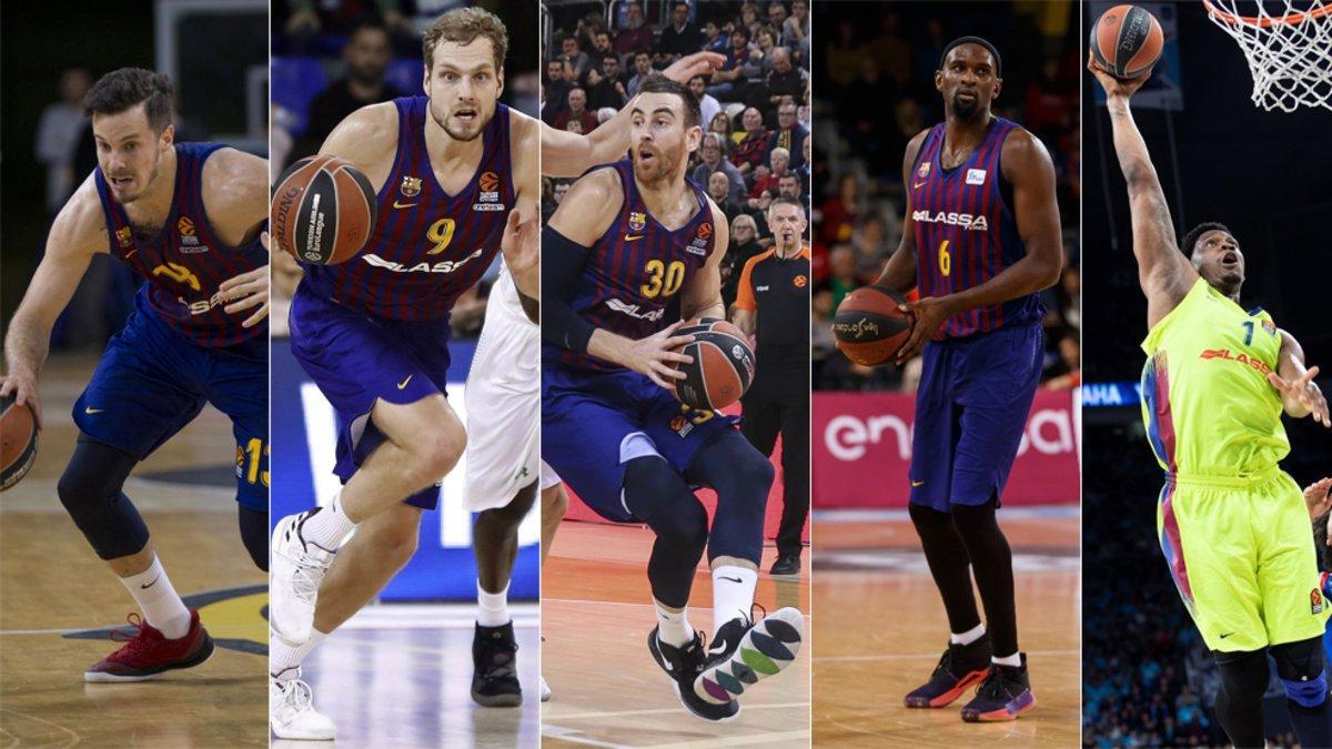 Heurtel, Blazic, Claver, Singleton y Séraphin acaban contrato con el Barça en junio