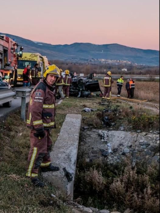 Accident de trànsit a Fontanals de Cerdanya