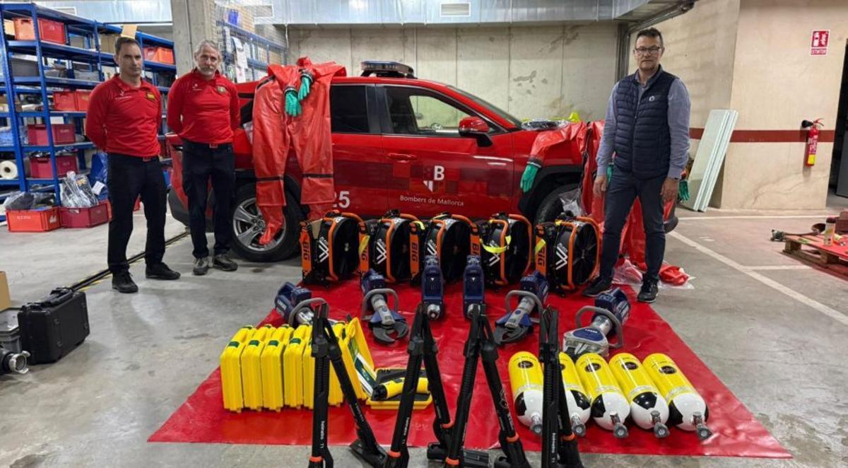 El Servicio de Bomberos de Mallorca.