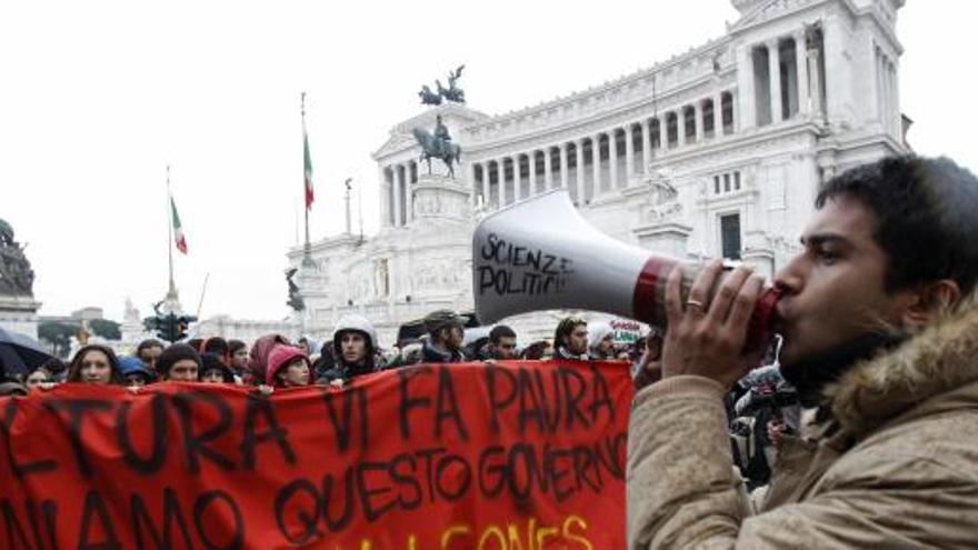 Imagen de la manifestación en Roma.