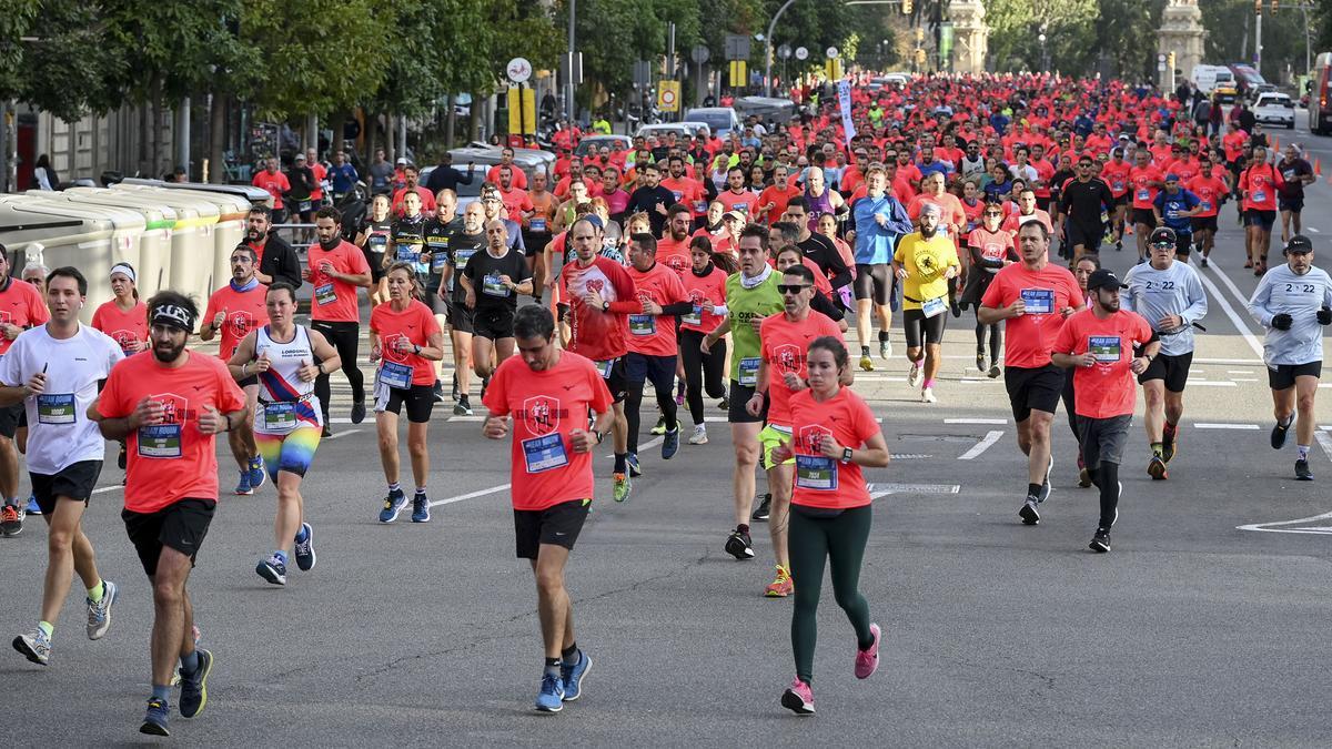 99 edición de la carrera Jean Bouin. Búscate en las fotos.