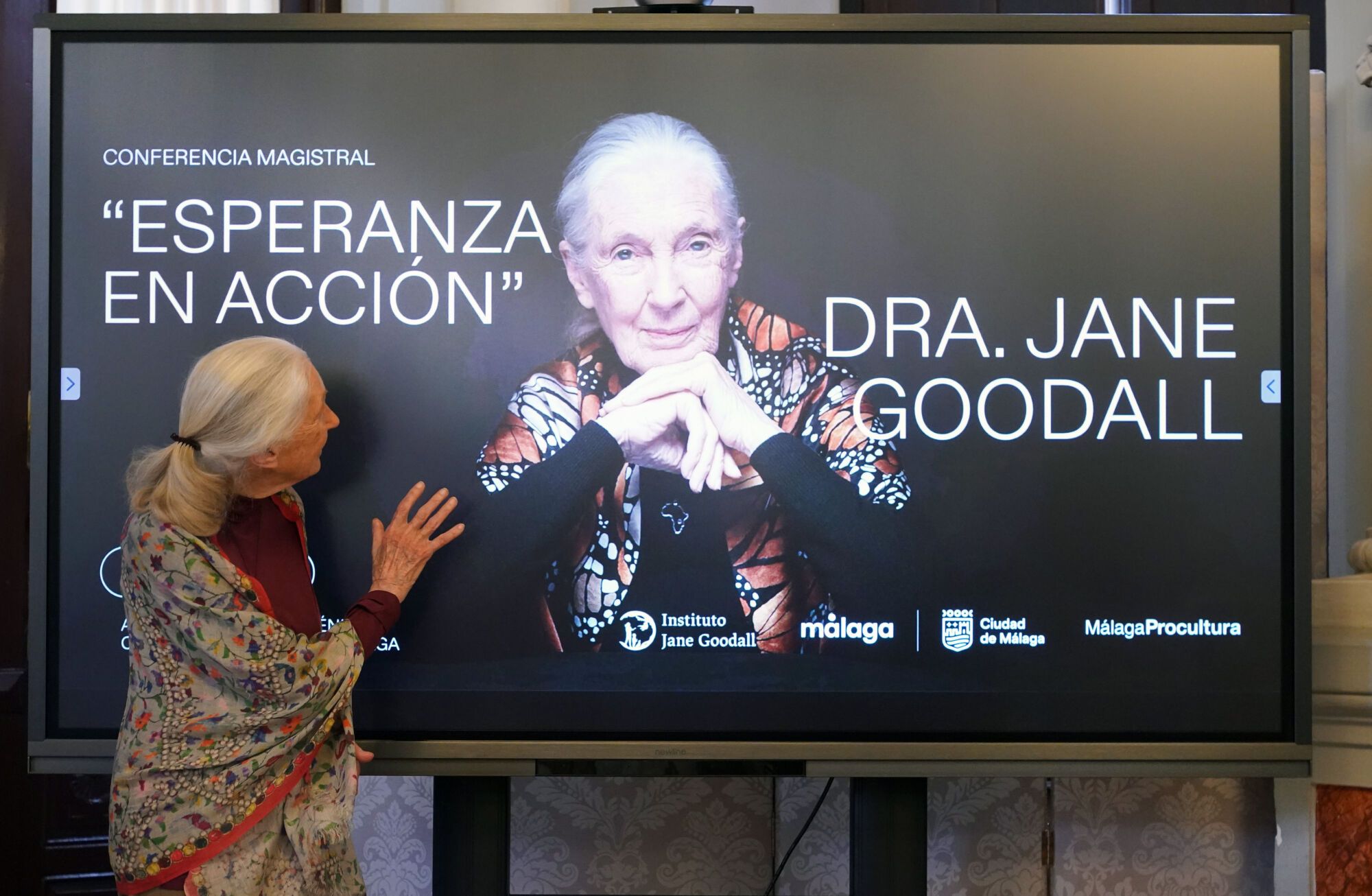 Fotos de la vista de la etóloga Jane Goodall a Málaga