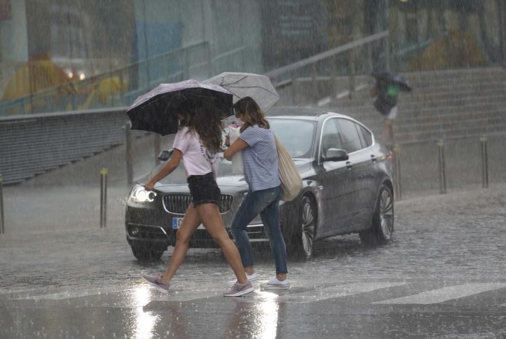 La tempesta a la ciutat de Girona